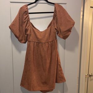 Audrey Rust Brown Dress